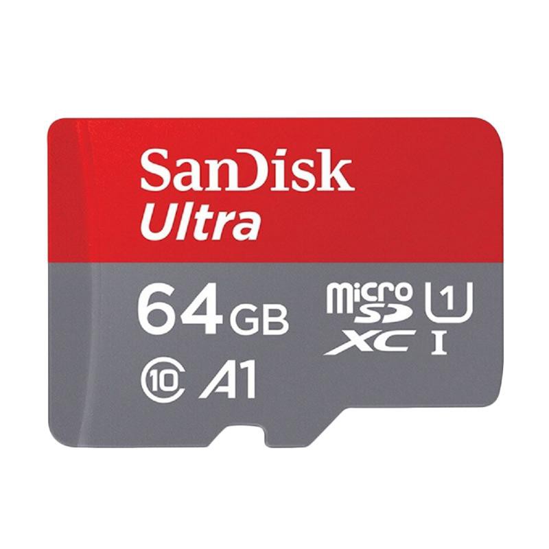 Memory Card SanDisk Ultra Micro SD Card 64GB UHS-I A1 up to 120Mbps Original Garansi 10 Tahun