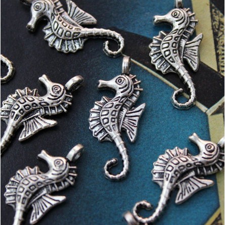 Seahorse Shapes Charms - Charm Bentuk Kuda Laut (10pcs)