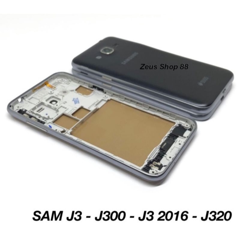 Kesing Casing Housing Samsung Galaxy J300 - J320 J3 2015 / J3 2016 Fullset