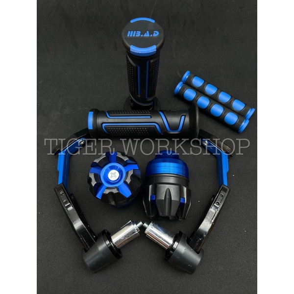 PAKET 4 ITEM HANDGRIP BAD ROBOT JALU AS NAGA PROGUARD ROBOT KARET HANDLE (Universal Semua Motor)