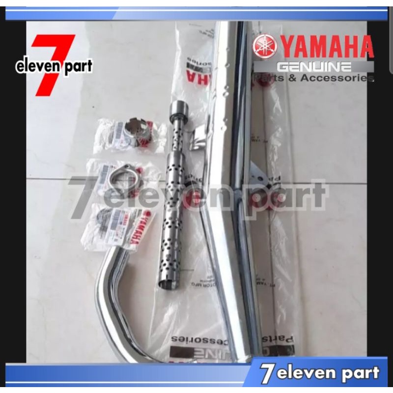 KNALPOT SET RX KING ORIGINAL YAMAHA