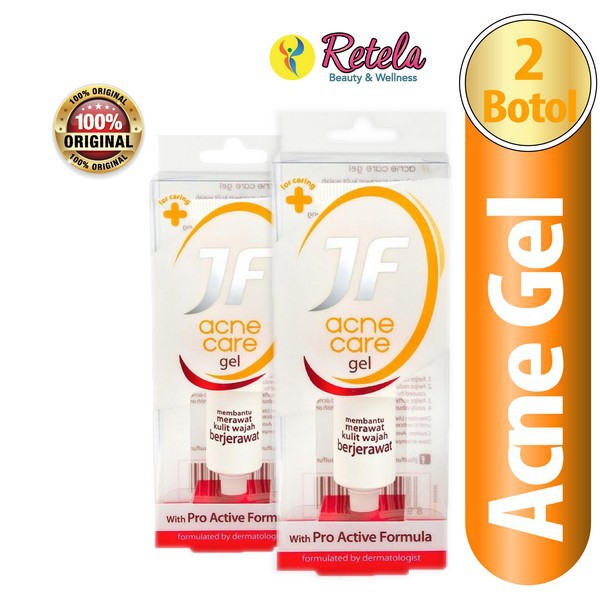 NTL (ISI 2 ) Jf Anti Acne Care Gel 10Ml / Jf Acne Care Gel / Jf Sulfur / Acne Gel / Obat Jerawat