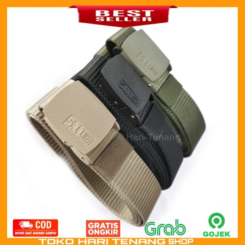 GESPER YKK KEPALA BESI IKAT PINGGANG SABUK TACTICAL IMPORT