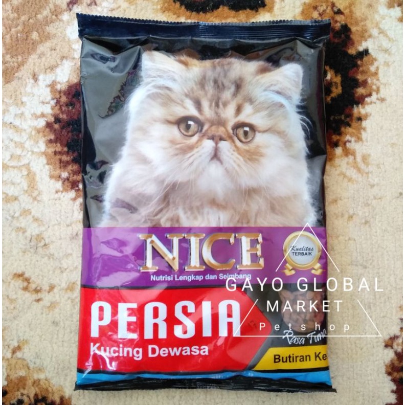 Makanan Kucing - NICE PERSIA Kucing Dewasa - Rasa Tuna, Freshpack 500 g