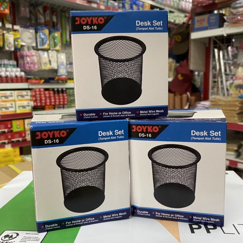 

Pen Holder Joyko DS-16 bulat / Desk set Joyko / tempat alat tulis (1pcs)