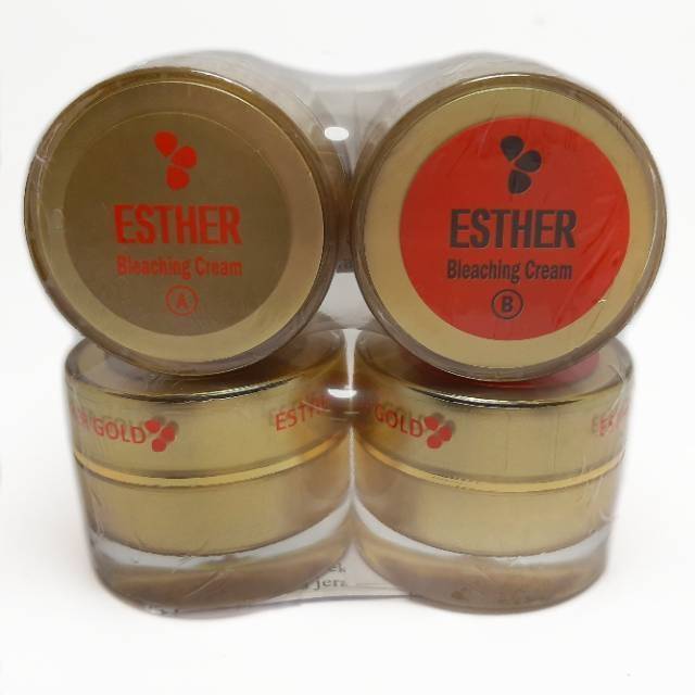 CREAM ESTHER GOLD BLEACHING AB ORIGINAL POT KACA