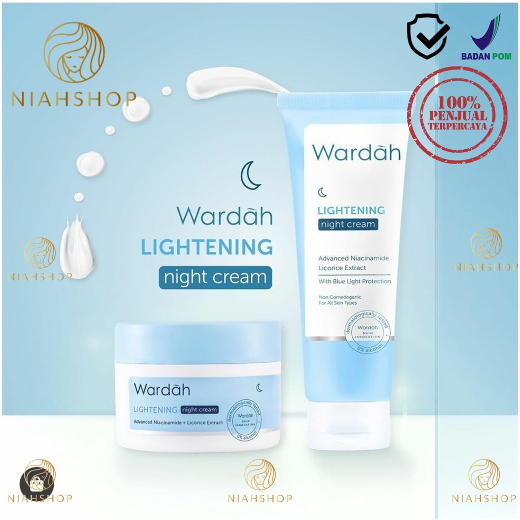 Wardah Lightening Night Cream Krim Malam