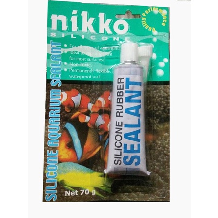 

SILICONE RUBBER - LEM SEALENT - LEM KACA NIKKO TRANSPARAN 70 GRAM