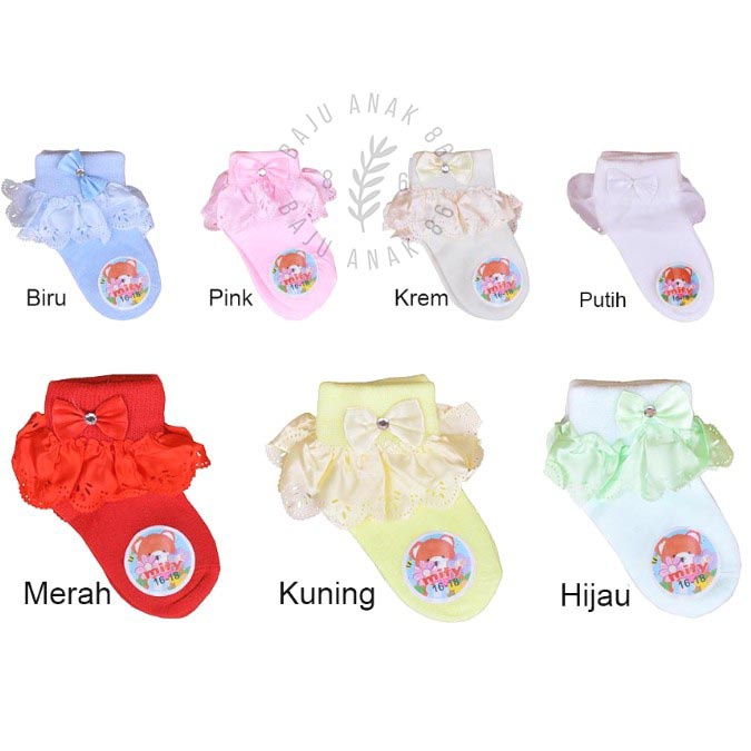 Kaos Kaki Bayi Renda Mity - 022.4280