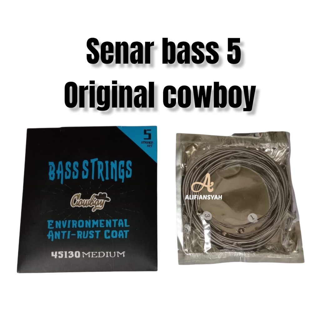 senar cowboy 45130 medium senar 045-130 bass 5 senar guitar strings ORIGINAL