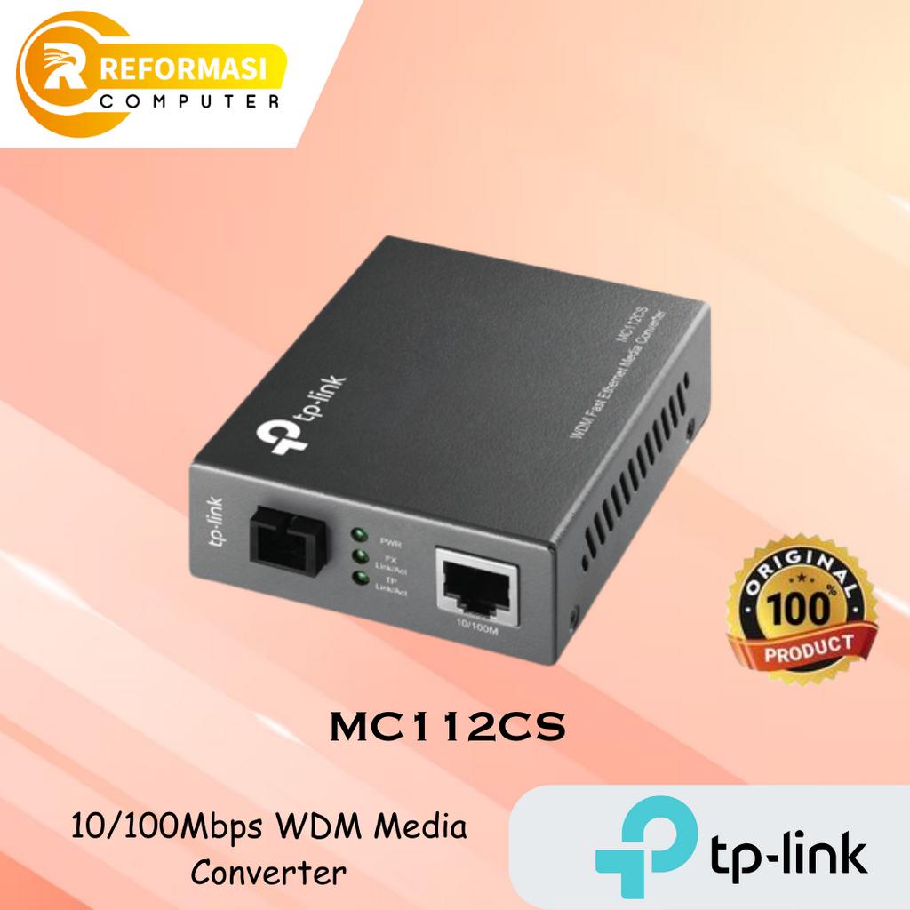 TPLINK TL MC112CS 10/100Mbps WDM Media Converter
