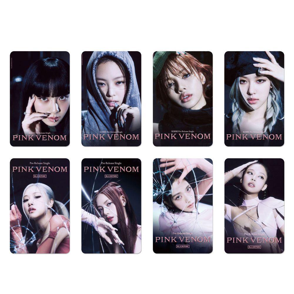 Needway  PINK VENOM Photocards Koleksi Fans Fashion Cetak Album Baru Kartu HD Kartu Lomo LISA Postcard