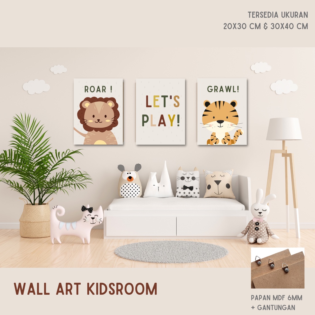 Wall Art - Pajangan Hiasan Dinding Ruang Anak