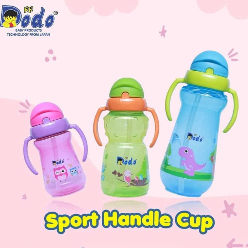 Dodo Botol Minum Anak Sport Handle Cup Ukuran Kecil Sedang Besar DDC007 DDC006 DDC005