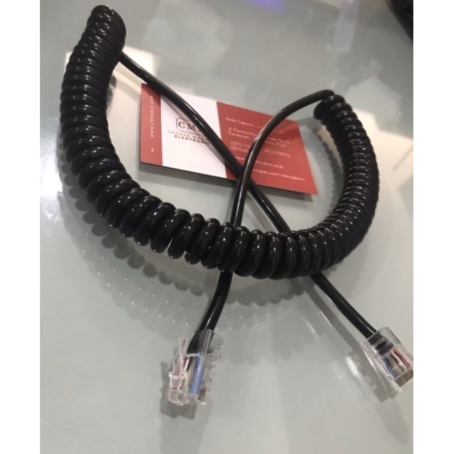 CABLE SPIRAL MICROPHONE ICOM RJ45