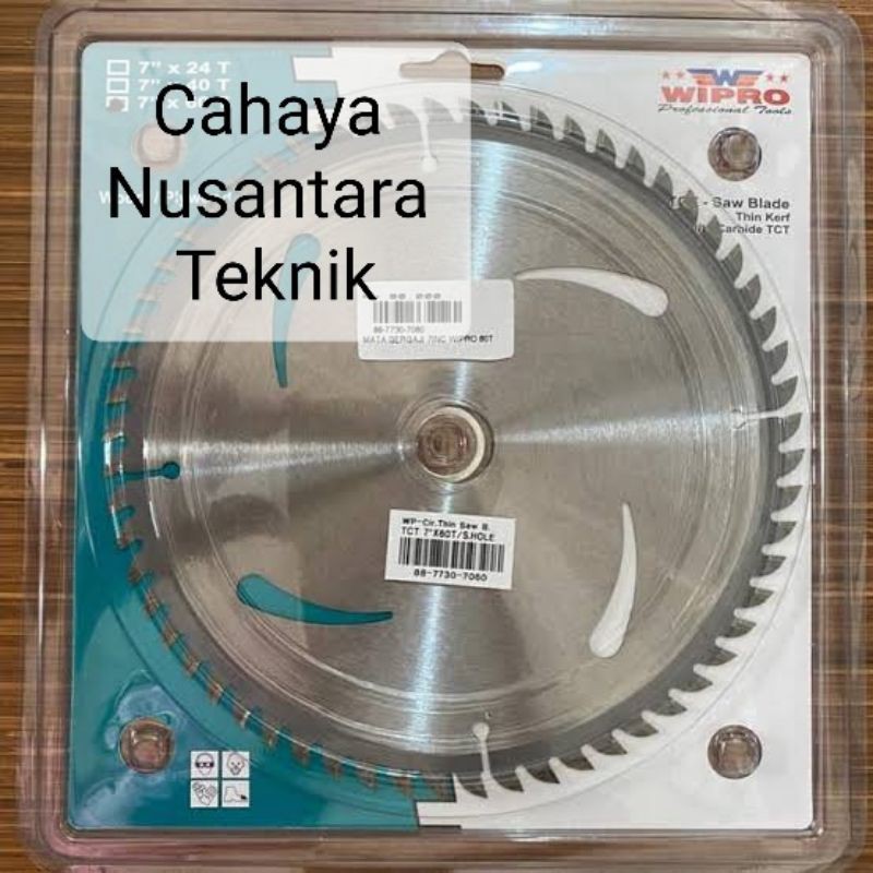 Mata Gergaji 7 Inch WIPRO / Mata Circular Saw 7" WIPRO