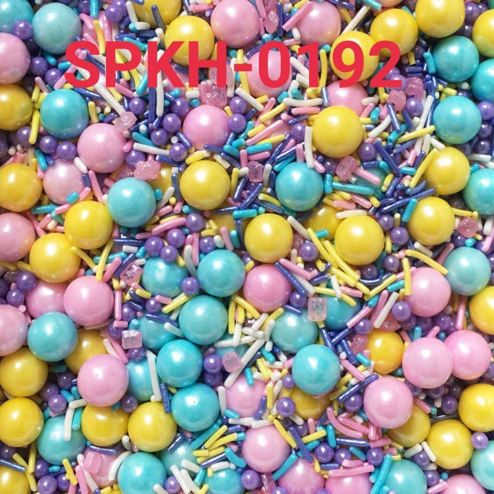 

SPKH-0192 SPRINKLES SPRINKLE SPRINGKEL 500GR MUTIARA MIX PASTEL EKSKLUSIF