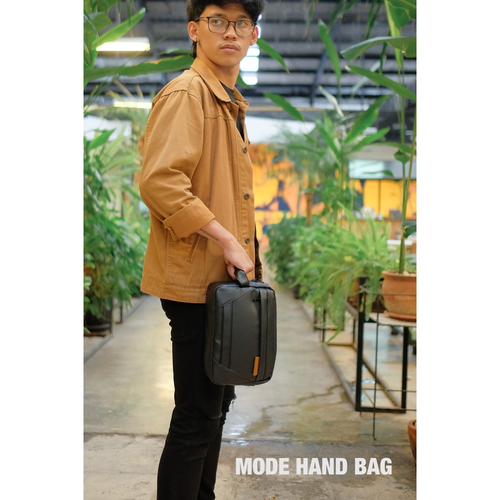 Hand Bag Tas Tangan Clutch Synthetic Leather - Dover Mokamula