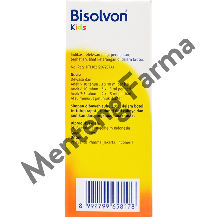 Bisolvon Kids Sirup 60 ML - Obat Pereda Batuk Anak