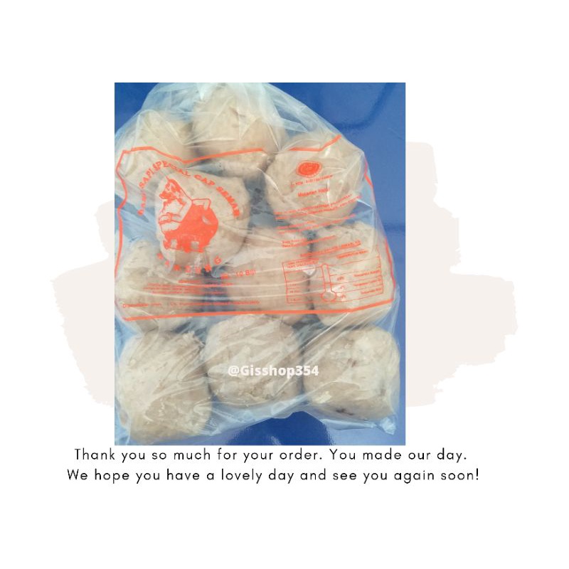 

Bakso Semar Bandung Isi 10-[Termurah]-Bakso Sapi Urat- Ukuran Sedang-Bakso Cuangki Cap Semar-COD