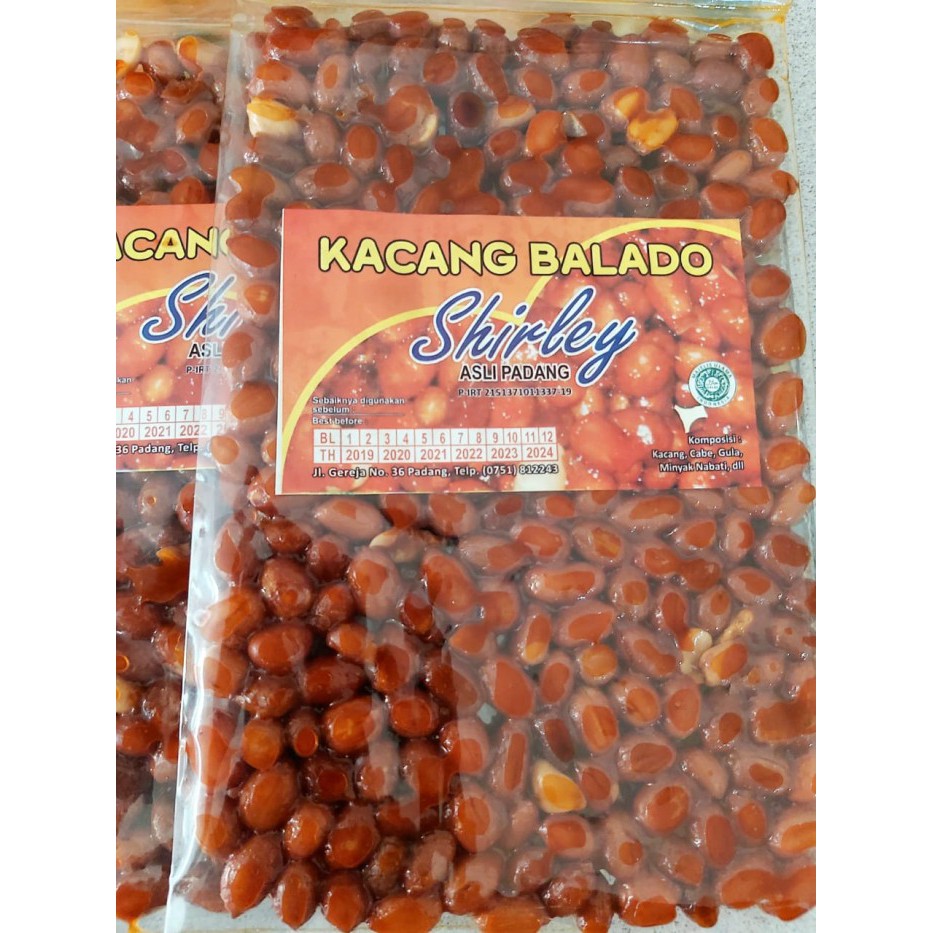 

KACANG BALADO SHIRLEY Padang ASLI ( isi 2 pack )