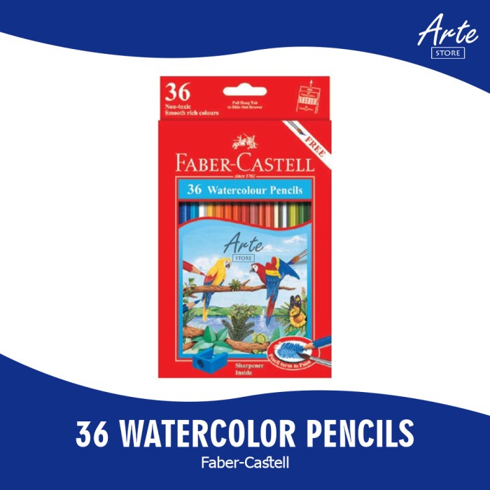 

Terbatas Pensil Warna - Faber Castell Watercolor Pencil 36 Warna Promo