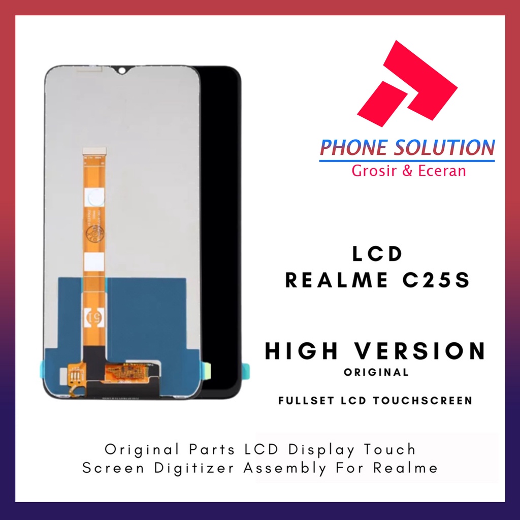 LCD Realme C25S ORIGINAL 100% Fullset Touchscreen  // Supplier LCD Realme - Garansi 1 Bulan