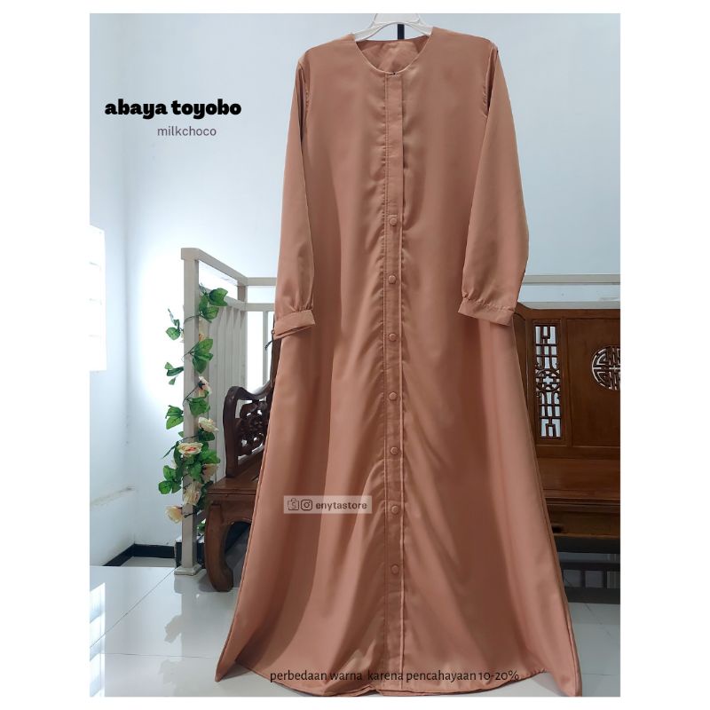 Gamis Abaya toyobo | busui friendly | 1 kg muat 3 pcs