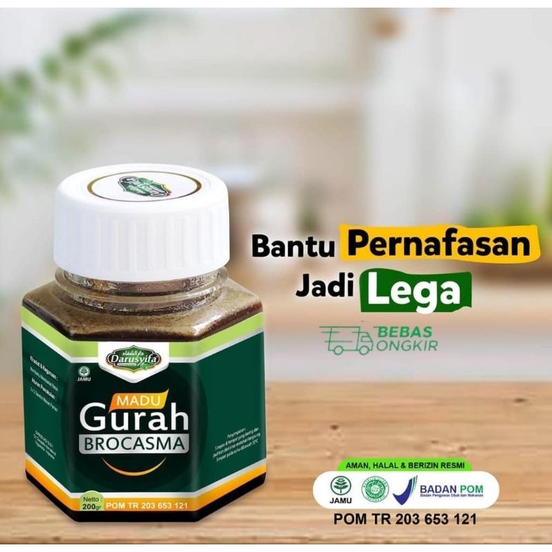 

Madu Gurah Brocasma Plus 8 Ramuan Herbal Darusyifa Original