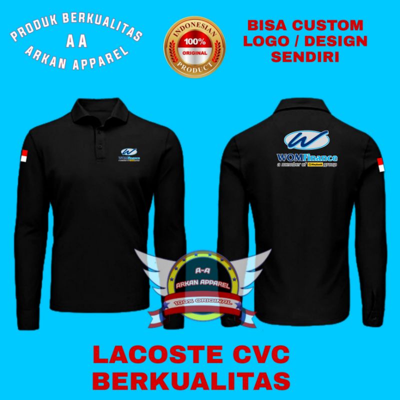 KAOS KERAH WOM FINANCE KAOS POLO SHIRT WOM FINANCE