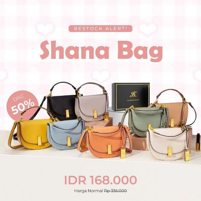 SHANA BAG TAS SELEMPANG WANITA ALA KOREAN STYLE TERMURAH BERKUALITAS