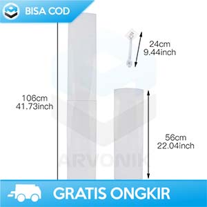 REFLECTOR AC PENAHAN ANGIN AKKOKI WB588 ORIGINAL - COVER AC INDOOR KAMAR - REFLEKTOR AC UNIVERSAL