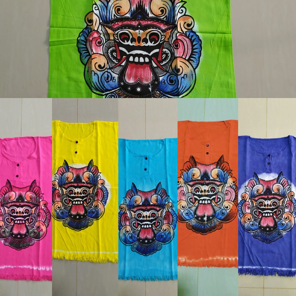 PROMO Baju Barong Lukis Dewasa// khas bali