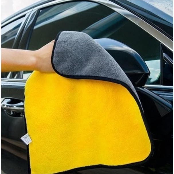 Kain Lap Microfiber Mobil Motor Meja Kaca Handuk Cuci Tangan Dapur