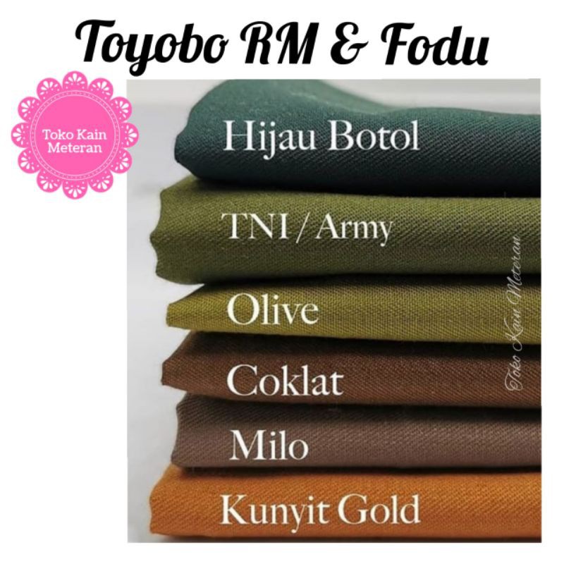 KAIN KATUN TOYOBO FODU ROYAL MIX PREMIUM JAPAN ini