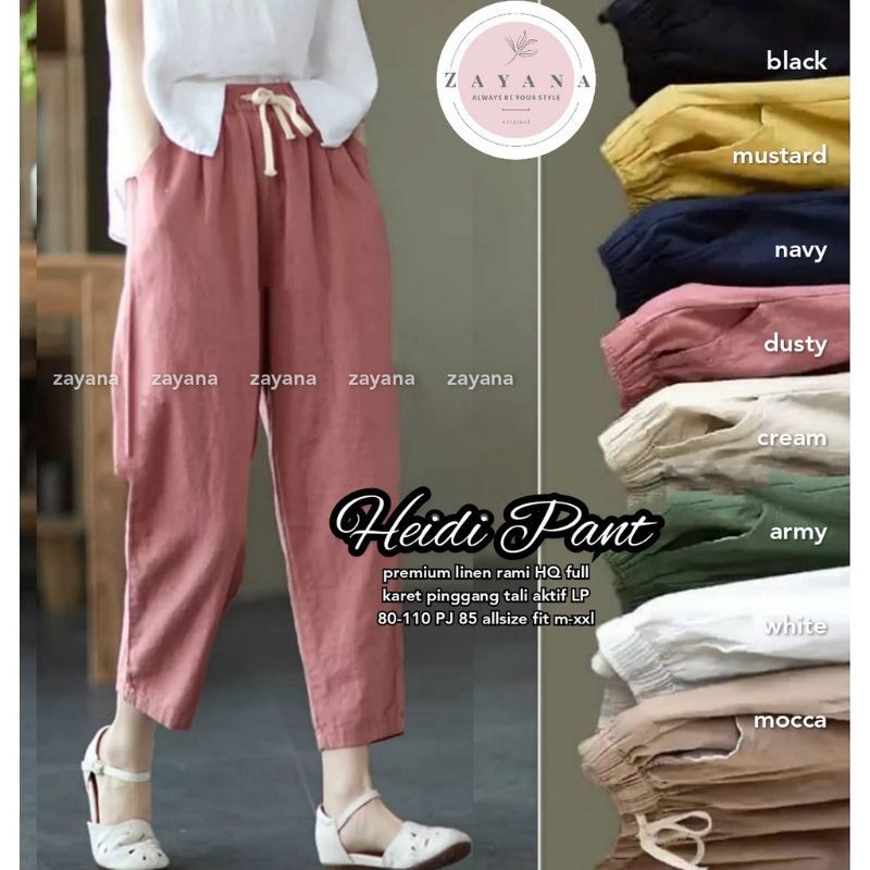 Celana harem pants / Celana Harem Pants Wanita / Baggy Pants Katun Wanita