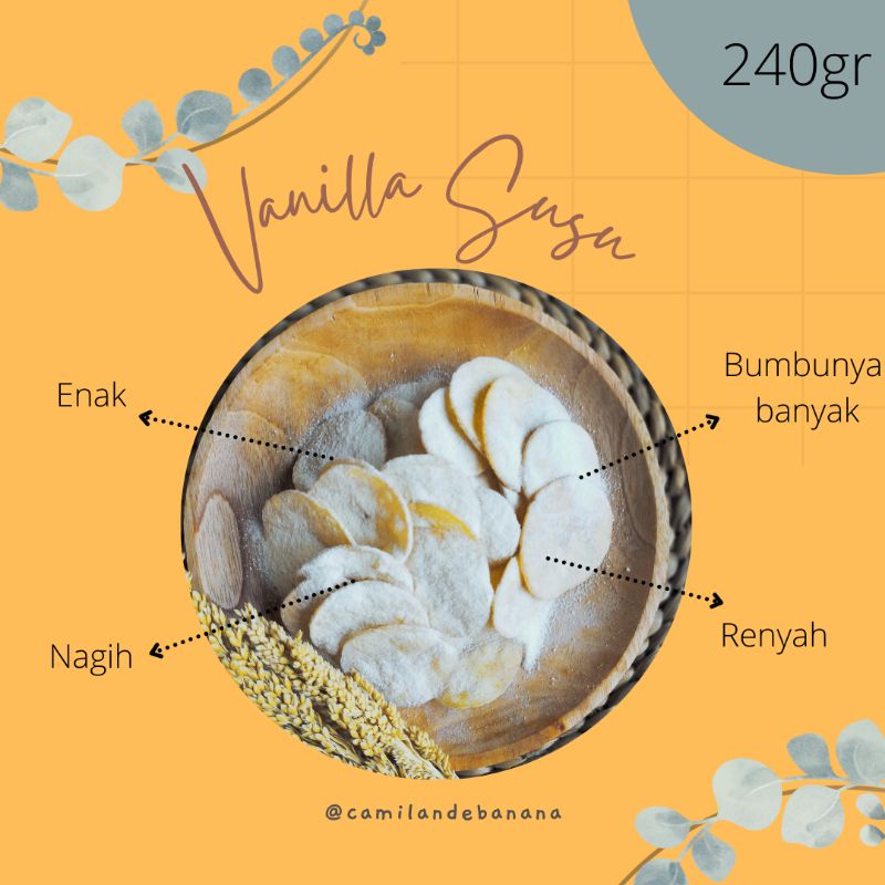 

KRIPIK PISANG VANILLA SUSU