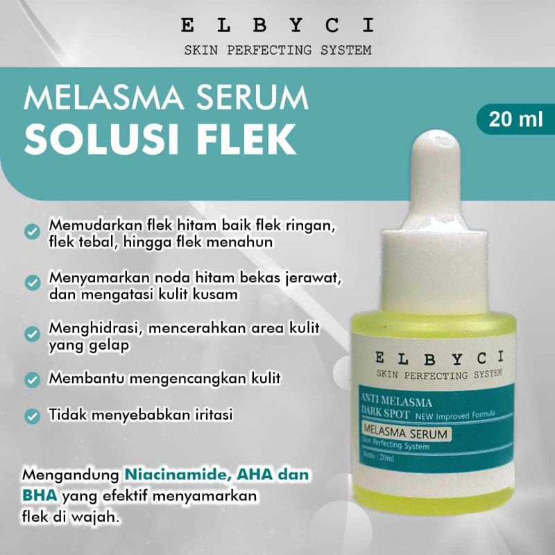 Elbyci Serum Melasma/Flek terlaris