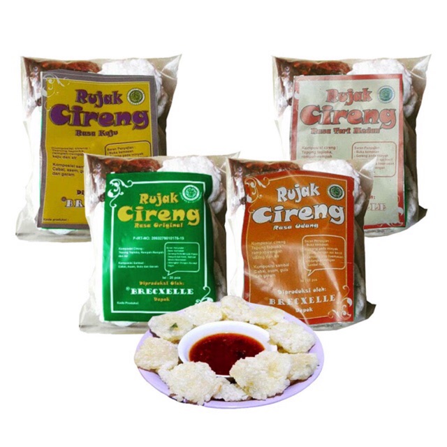 

Cireng Brecxelle Varian Rasa Udang, Teri Medan, Oncom dan Keju