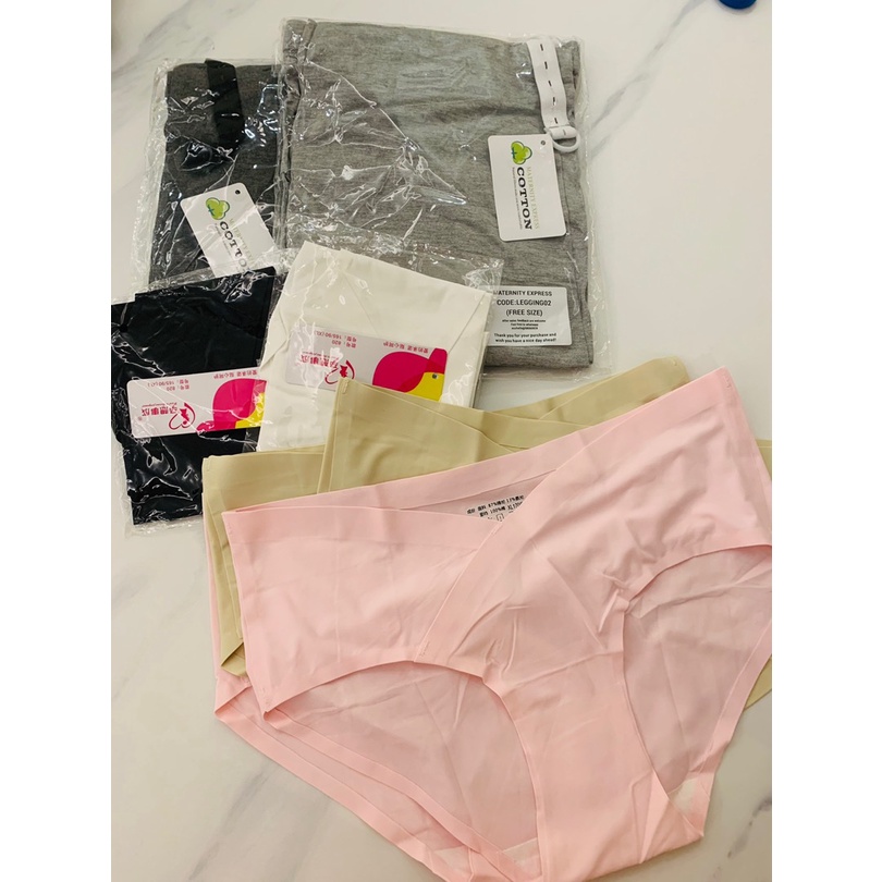 Celana Dalam Wanita Hamil Sutra Es Celana Dalam Wanita CD Hamil JUMBO Tanpa Jahitan CD Elastis Tanpa Jejak Nyaman Dipakai