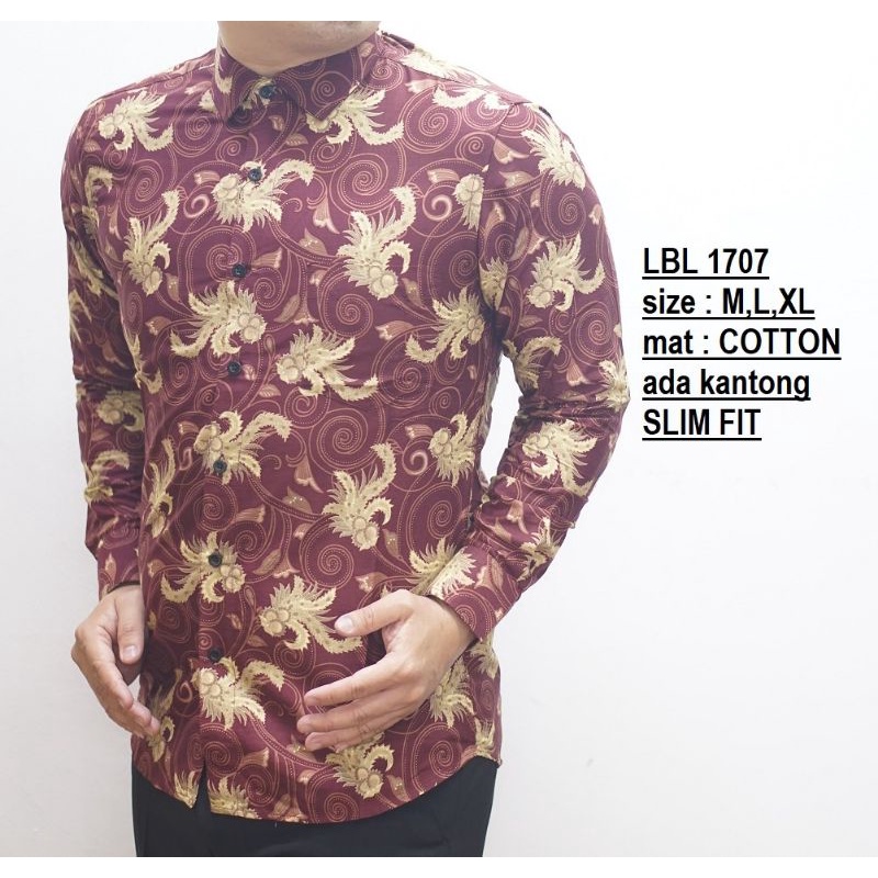 LBL 1707 BATIK LENGAN PANJANG LUIGI BATANI