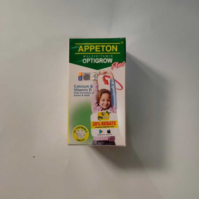 Vit Anak - Appeton Weight Gain Anak Optigrow Vitamin Import