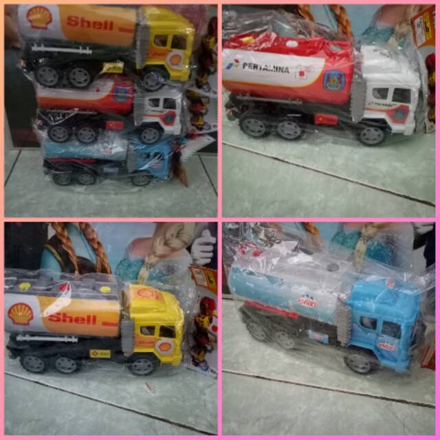 Mainan Anak Truk Tangki minyak dan air