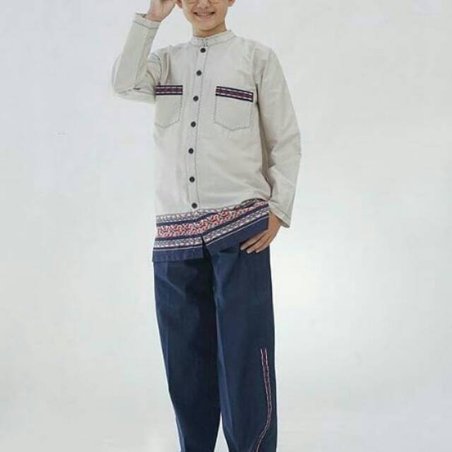 DANNIS SARIMBIT D'TENUN DONGKER TAKWA / BAJU MUSLIM ANAK LAKI-LAKI