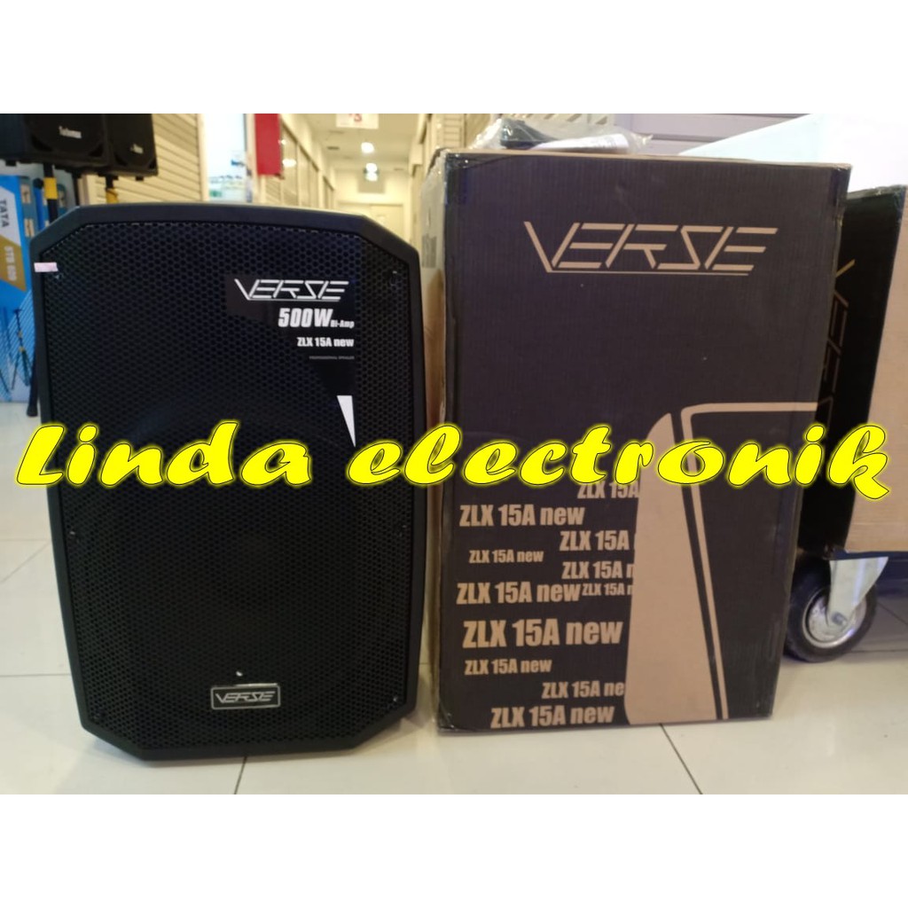 SPEAKER AKTIF VERSE ZLX 15A 2 PCS ORIGINAL VERSE ZLX15A NEW TECHNOLOGI