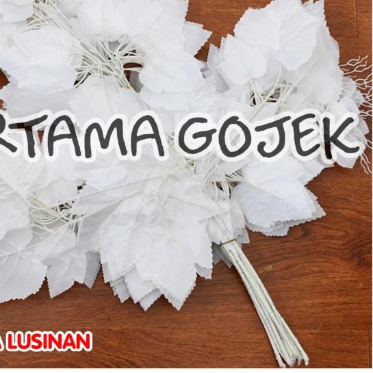➯ Daun Rambat Plastik/Bunga Plastik/Rumput Plastik/Batang Anggur Putih ✪