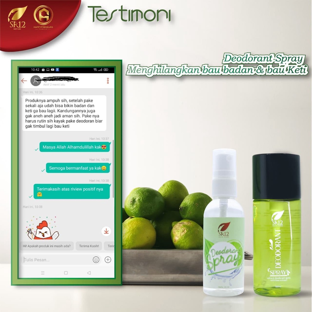 FLASH SALE!!! DEODORANT SR12 / MENCERAHKAN KETIAK / ATASI BAU BADAN / ATASI BAU KAKI / HELM / Deodorant original / premium / berkualitas / terlaris / termurah / bagus / bpom / saudagarsr12