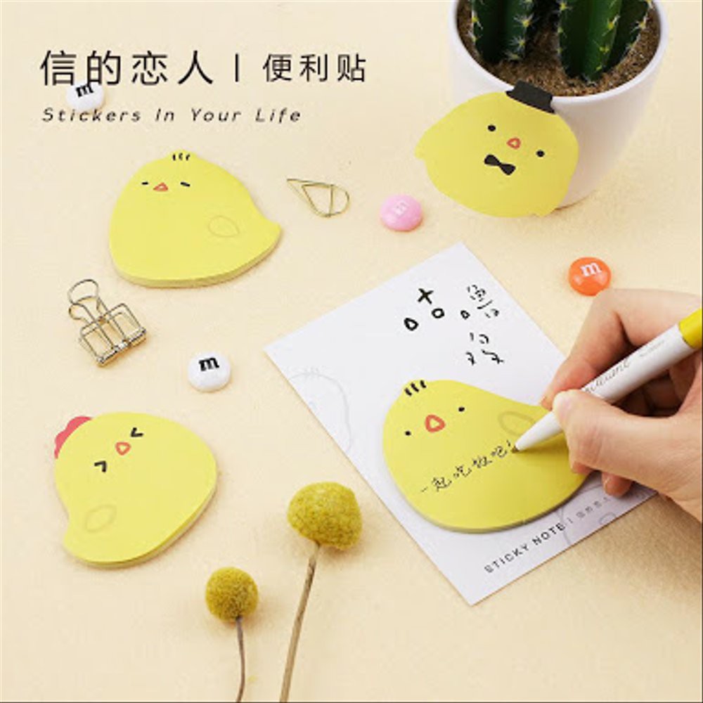 Langsung Order Sticky Notes Memo Kartun Anak Ayam Lucu Shopee