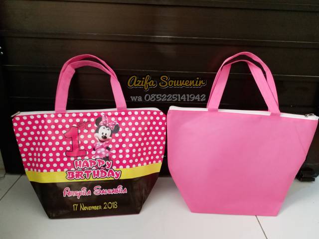 Tas Tenteng Banner / Goodie Bag Souvenir Ulang Tahun / Ultah Anak Murah  model KAPAL -  PERAHU-2