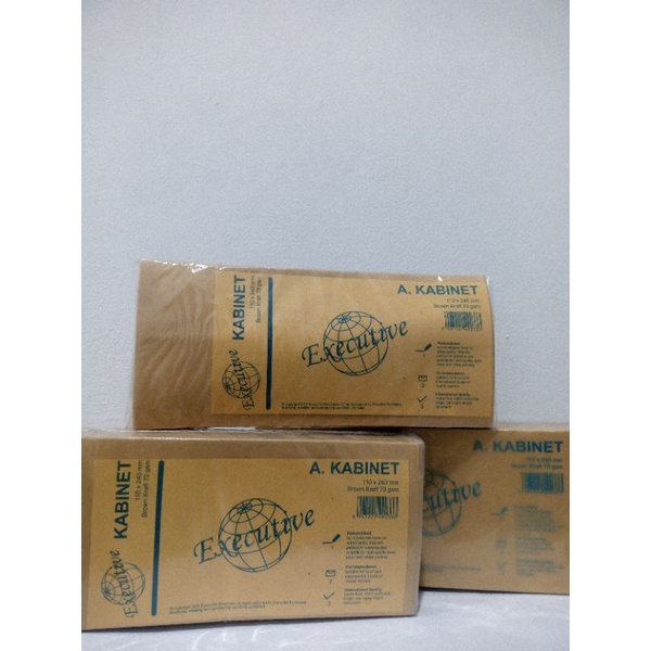

AMPLOP COKLAT / AMPLOP KABINET /AMPLOP KABINET 100 LEMBAR